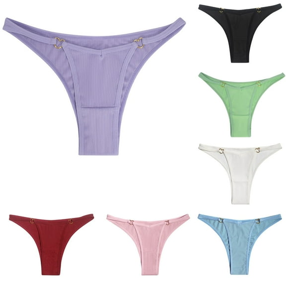 Aloohaidyvio Underwear for Women,Sexy Womens Thong Panties Fashion Lingerie Panties Underwear Briefs,Underwear Women Pack M