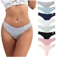 thumbnail image 1 of Aloohaidyvio Underwear for Women,Womens Cotton Thongs Womens Panties Sexy V Waist Female Underpants Pantys Lingerie,Underwear Women Pack S, 1 of 4