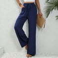 thumbnail image 1 of Aloohaidyvio Pants for Women,Wide Leg Dress Pants Women's High Waisted Business Casual Trousers Sky Blue L, 1 of 6
