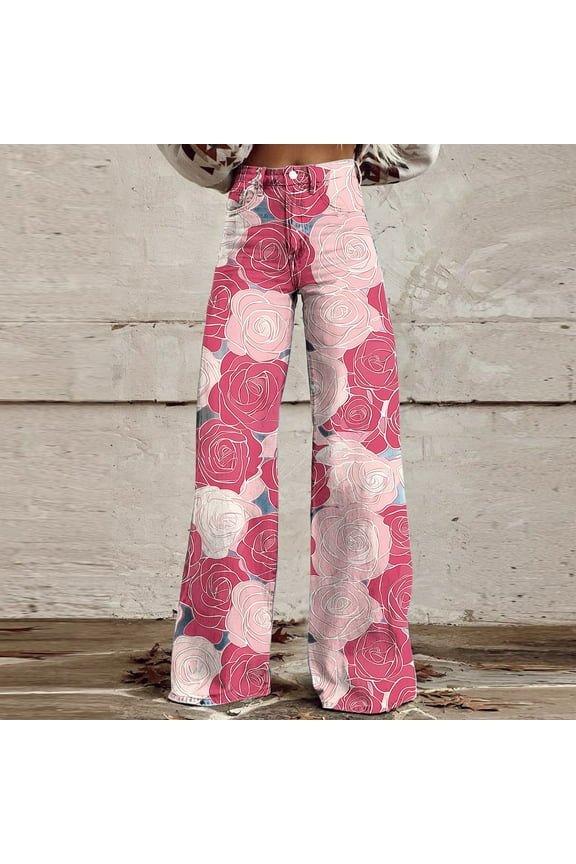 Wide Leg Pants for Women with Pockets Elastic Business Causal Pants Women Summer for Beach Travel Trousers