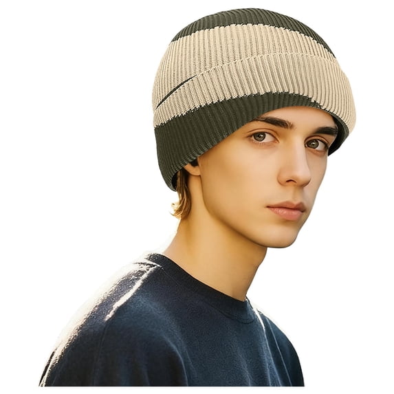 Aloohaidyvio Winter Beanie Hats for Women Men,Womens Beanies Knit Soft Warm Cuffed Hat