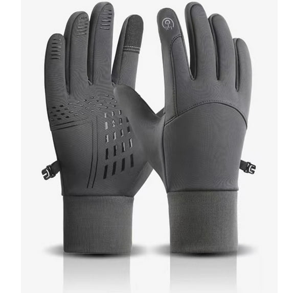 Aloohaidyvio Winter Gloves for Men Women-Waterproof Running Cycling Glove for Cold Weather, Thermal Warm Windproof Gloves Touch Screen Finger for Skiing Snow