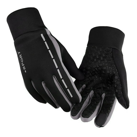 Aloohaidyvio Winter Gloves for Men Womens,Waterproof Cycling Gloves for Men and Womens Cold Weather, Touch Screen Anti-Slip Gloves