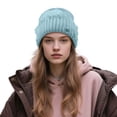 thumbnail image 1 of Aloohaidyvio Winter Hats for Women Fleece Lined Beanie Knit Chunky Womens Snow Cap, 1 of 6