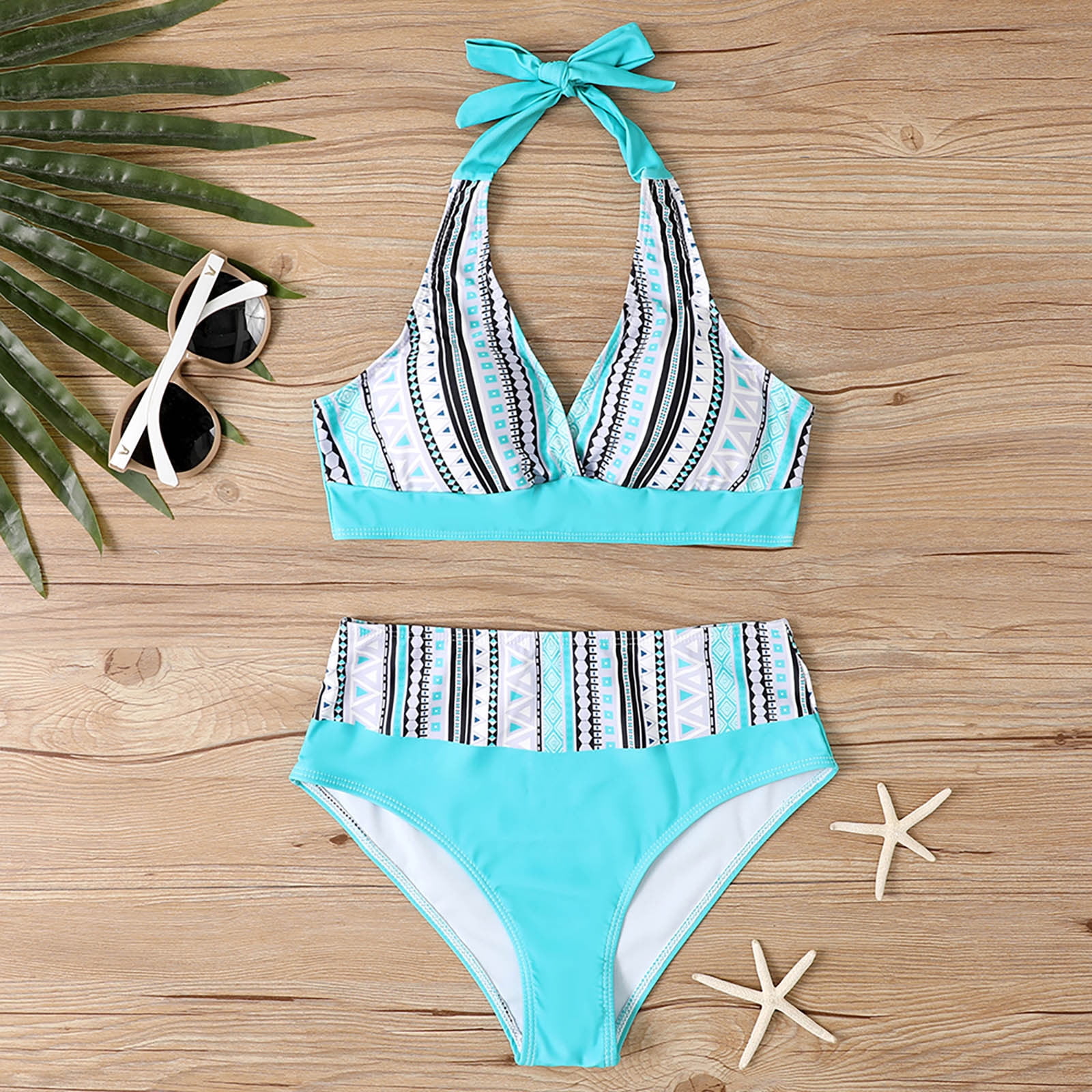 Aloohaidyvio Women Tankini Swimsuits Two Piece Tummy Control Bathing