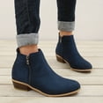 thumbnail image 1 of Aloohaidyvio Women's Ankle Boots Thick Heel Low Heeled Booties for Women, 1 of 6