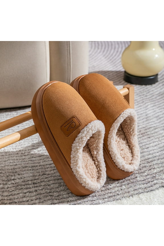 Women's Fuzzy Memory Foam Slippers Chenille Knit bedroom House Slippers Fluffy Plush Warm Slip-on Indoor Shoes