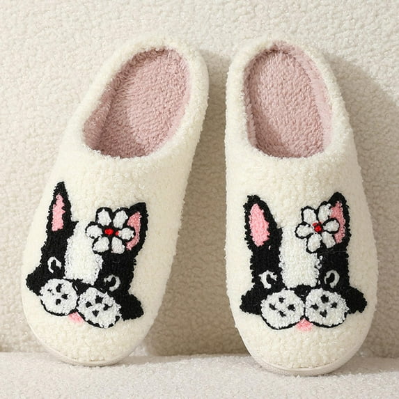 Aloohaidyvio Women's Men's Cute Fuzzy Heart Slippers Memory Foam Fluffy Couple Slippers Cozy House Slippers Indoor Outdoor Shoes
