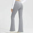 thumbnail image 1 of Aloohaidyvio Women's Solid Color High Waisted Hip Elastic Pocket Fitness And Sports Tight And Nude Yoga Long Pants,US Size S-2XL, 1 of 6