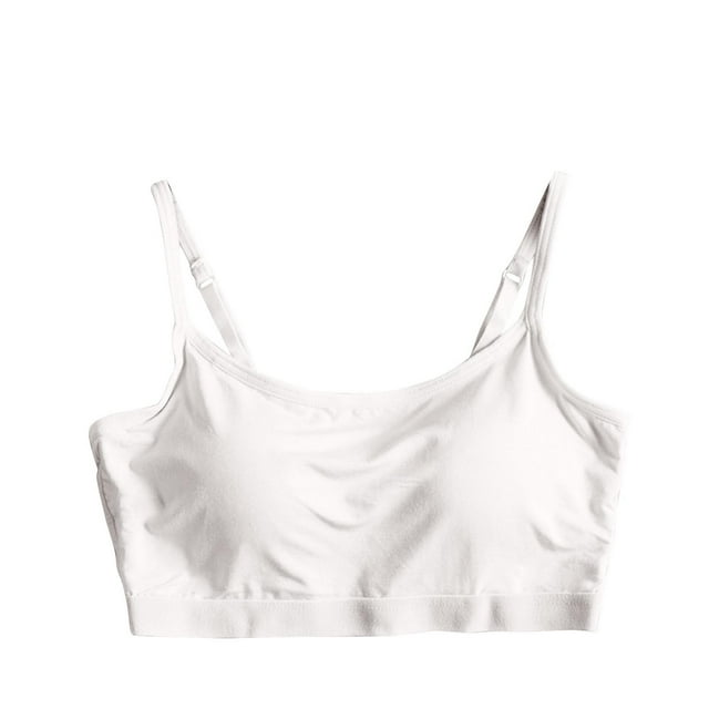Aloohaidyvio Womens Adjustable Spaghetti Thin Strap Sports Bra - Padded Wireless Square Neck Workout Yoga Bra