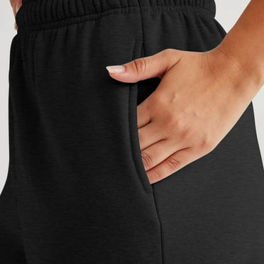 Aloohaidyvio Womens Cargo Sweatpants Casual Baggy Fleece High Waisted Joggers Pants Black XL