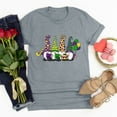 thumbnail image 1 of Aloohaidyvio Womens Mardi Gras Baseball Jersey,Womens Mardi Gras Shirts Crewneck Printed Short Sleeve Loose T-shirt, Clothing, 1 of 4