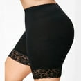 thumbnail image 1 of Aloohaidyvio Womens Pants,Womens Plus Size Mid Waist Lace Hot Shorts Elastic Sports Pants Trousers Trunks, 1 of 6