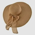 thumbnail image 1 of Aloohaidyvio Womens Sun Straw Hat Wide Brim UPF 80 Summer Hat Foldable Packable Floppy Beach Hats for Women, 1 of 3