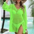 thumbnail image 1 of Aloohaidyvio Womens Swimsuit Cover Up Dresses V Neck Cap Sleeve Plus Size Bikini Swimwear Bathing Suit 2025, 1 of 5