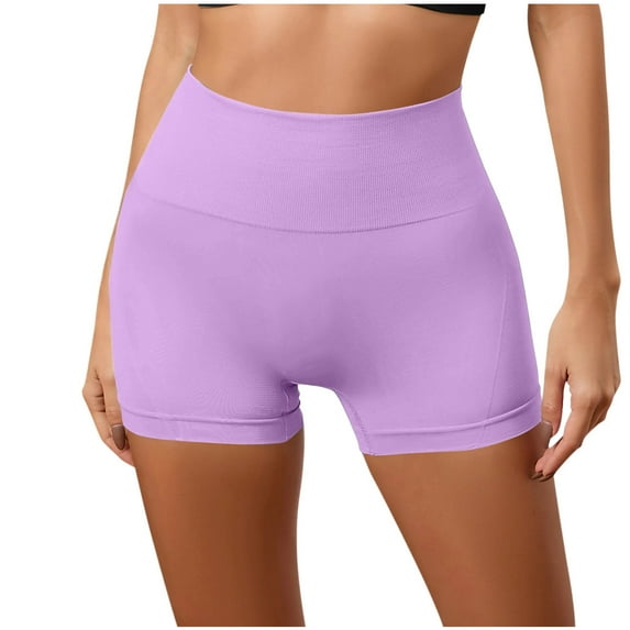 Aloohaidyvio Workout Cotton Shorts Women Seamless Scrunch Butt Lifting High Waisted Gym Booty Shorts