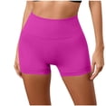 thumbnail image 1 of Aloohaidyvio Workout Cotton Shorts Women Seamless Scrunch Butt Lifting High Waisted Gym Booty Shorts, 1 of 5