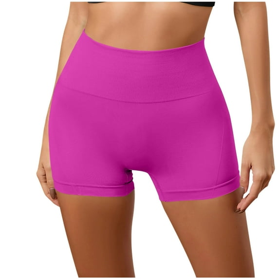 Aloohaidyvio Workout Cotton Shorts Women Seamless Scrunch Butt Lifting High Waisted Gym Booty Shorts