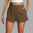 thumbnail image 1 of Aloohaidyvio Workout Shorts for Women Clearance,Women's Quick Drying Sport Shorts Yoga Running Workout Shorts Summer Athletic High Waist Shorts with Pockets, 1 of 6