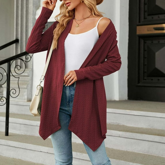 Aloohaidyvio quilted jackets for women,Womens And Winter Sweater Coat Cardigan Long Sleeve Blouse Clothing Loose Tops