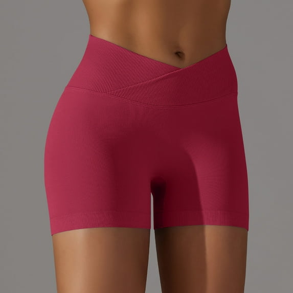 Aloohaidyvio shorts for women casual summer,Women Fashion Sport Casual Solid Full Casual Yoga Shorts Pants