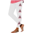 thumbnail image 1 of Aloohaidyvio Christmas Leggings for Women Cute Printed High Wasit Holiday Tights Slim Fit Stretchy Pants, 1 of 5