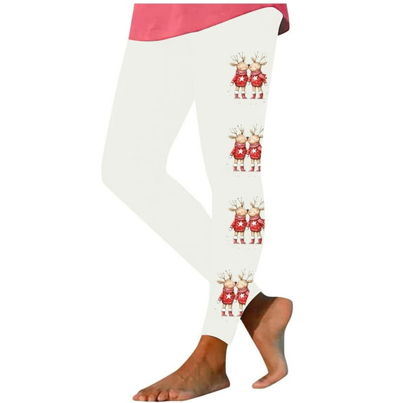 Aloohaidyvio Christmas Leggings for Women Women Leggings Buttery Soft Tummy Control Workout Gym Yoga Pants