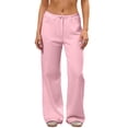 thumbnail image 1 of AloohaidyvioNo Boundaries Women's High Waisted Wide Leg Sweatpants Drawstring Loose Fit Lounge Sweat Pants with Pockets, 1 of 6