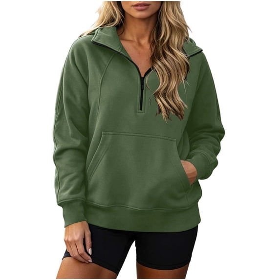 AloohaidyvioNo Boundaries Womens Sweatshirts Fall Casual Lightweight Soft Loose Long Sleeve Half Zip Pullover Tops
