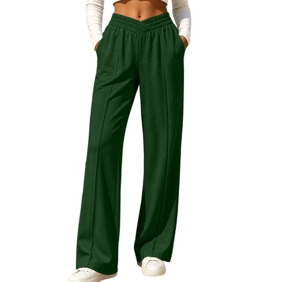 AloohaidyvioNo Boundaries Womens Wide Leg Sweatpants Baggy Fall Lounge Sweat Pants Wide Leg Pants with Pockets