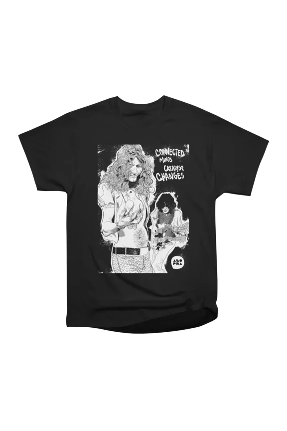 Alopra Studios Plant and Page Connected Minds Catalyse Changes T-Shirt Tee Gift For Him Me