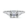 thumbnail image 1 of Alor Jewel 2.2 Ct Marquise Cut Moissanite Ring - 14K White Gold Plated Ring - Women's Jewellery Engagement Wedding Ring - Solitaire Anniversary Ring for Her - Gorgeous Anniversary Gift for Her, 1 of 4