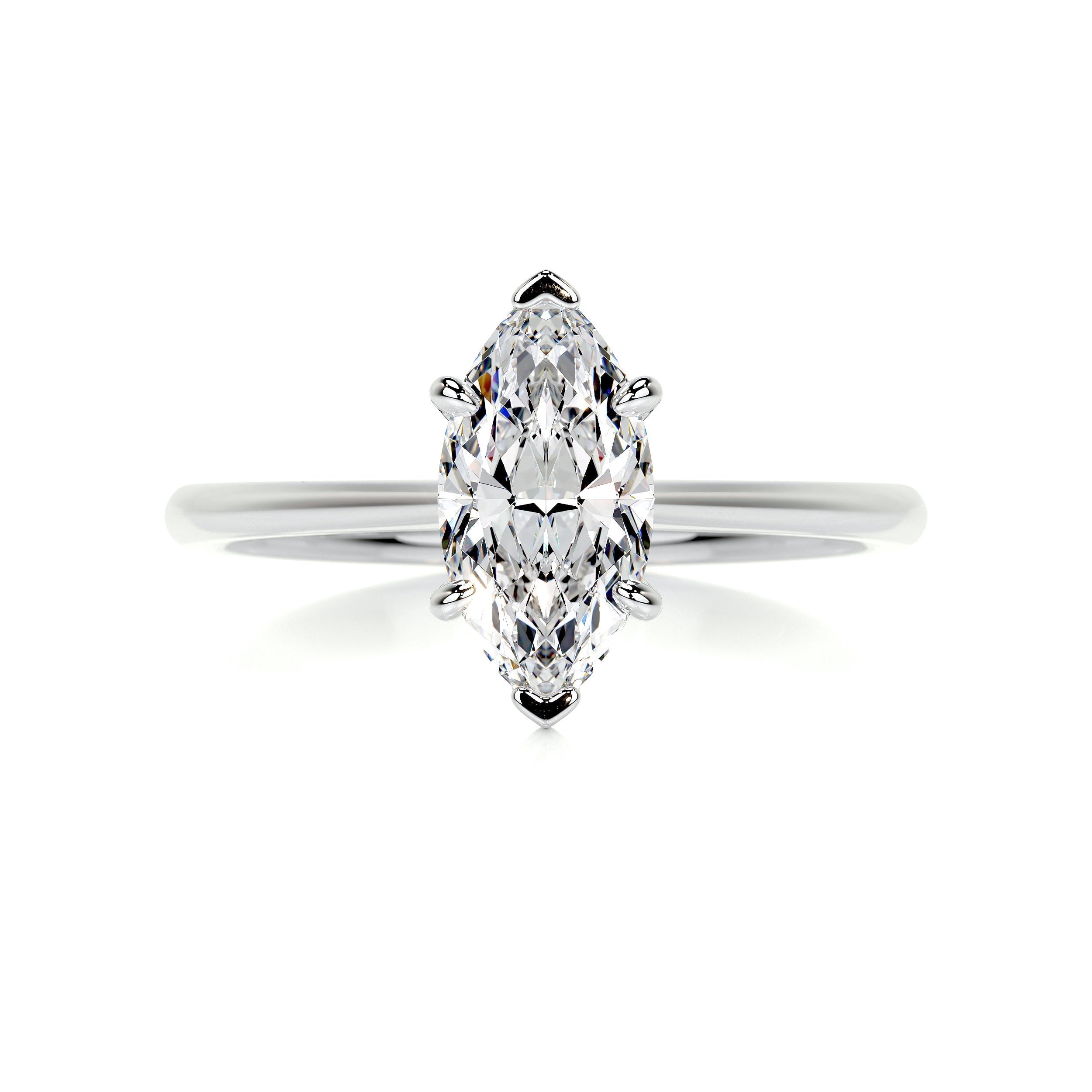 Alor Jewel Solitaire Moissanite Rings - Solo Moissanite Rings ...