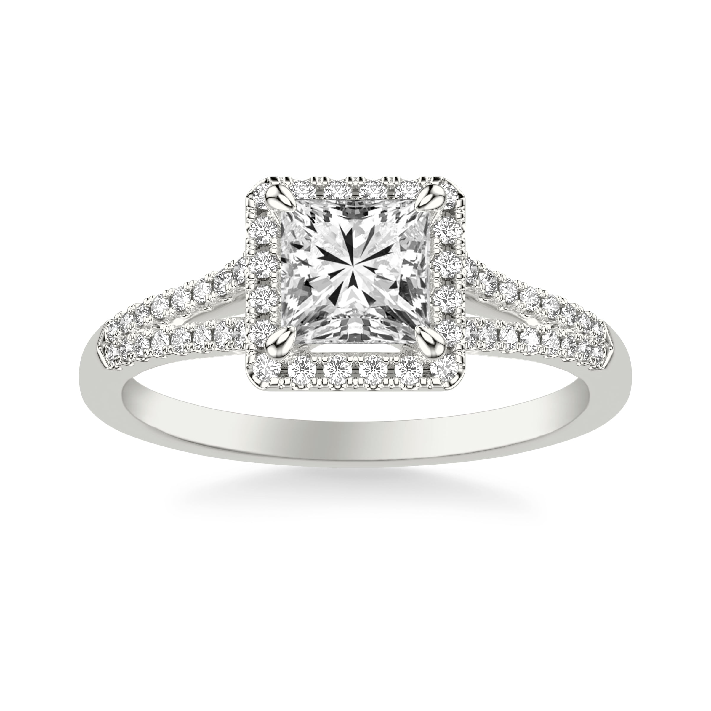 Alor Jewelry Stunning 1.7 Ct Princess Cut Diamond Engagement Ring ...