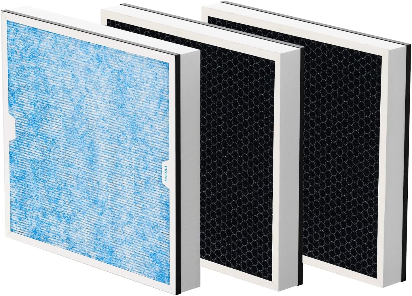 ALORAIR 3 Pack 2-in-1 /HEPA/Activated Carbon Filter Replacement Set for PureAiro HEPA Pro/Max Air Scrubber(Available for 770, 870, 970)