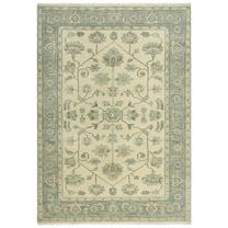 Alora Decor Abby 10' x 14' Ivory/Blue/Beige/Gray Hand Knotted Area Rug
