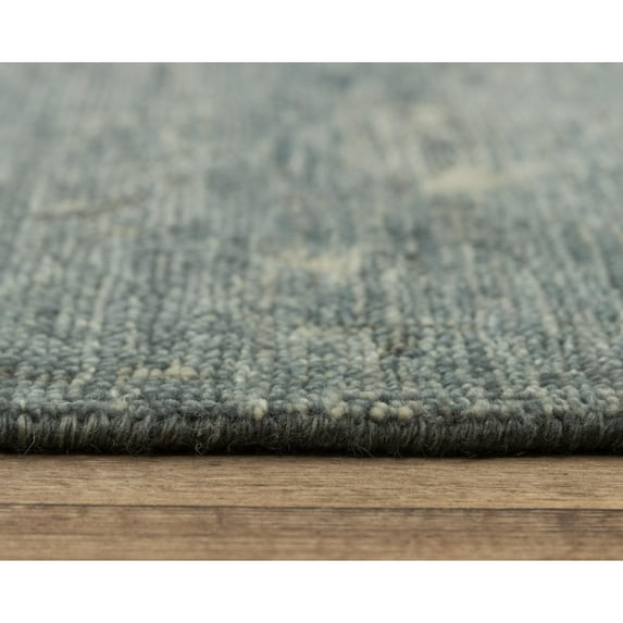 Alora Decor Abby 8' x 10' Traditional Blue/Blue Hand Knotted Area Rug