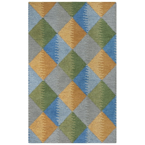 Alora Decor Addison Multi-Color 7'9"X9'9" Tufted Wool Rug
