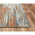 thumbnail image 1 of Alora Decor Alure 8' x 10' Abstract Blue/Blue/Apricot Hybrid Area Rug, 1 of 5