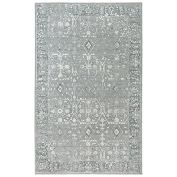 Alora Decor Aurora 5' x 8' Classic/Updated Gray/Ivory Hybrid Area Rug