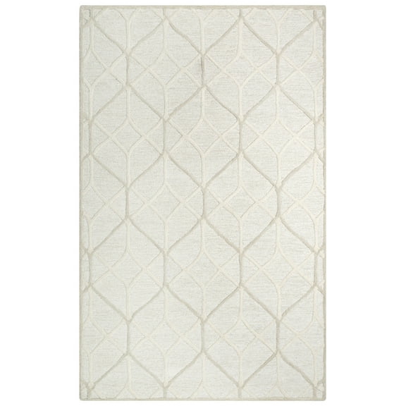 Alora Decor Ava Beige  5'X7'6" Tufted Wool Rug
