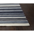 thumbnail image 1 of Alora Decor Bermuda 7'6"x9'6" Stripe Gray/Charcoal/Ivory Hand-Tufted Area Rug, 1 of 3