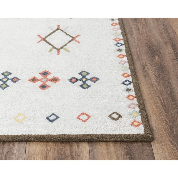 Alora Decor Catawba Beige 7'9"X9'9" Tufted Wool/Poly Rug