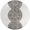 thumbnail image 1 of Alora Decor Charming 10' Round Grey/Gray/Rust/Blue Hand-Tufted Area Rug, 1 of 3