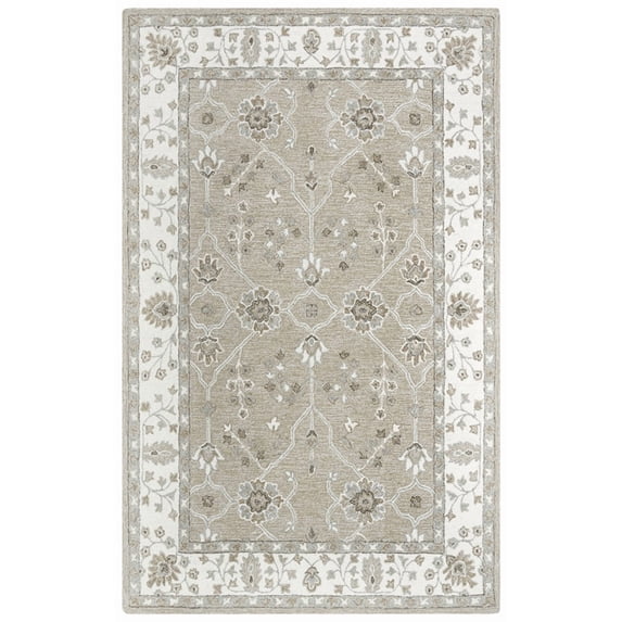 Alora Decor Conley Beige 7'9"X9'9" Tufted Wool Rug