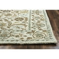 thumbnail image 1 of Alora Decor Crypt 3' x 5' Border Blue/Ivory Hand-Tufted Area Rug, 1 of 5
