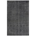 thumbnail image 1 of Alora Decor Demure 5' x 8' Solid Black/Charcoal Hand-Loomed Area Rug, 1 of 3