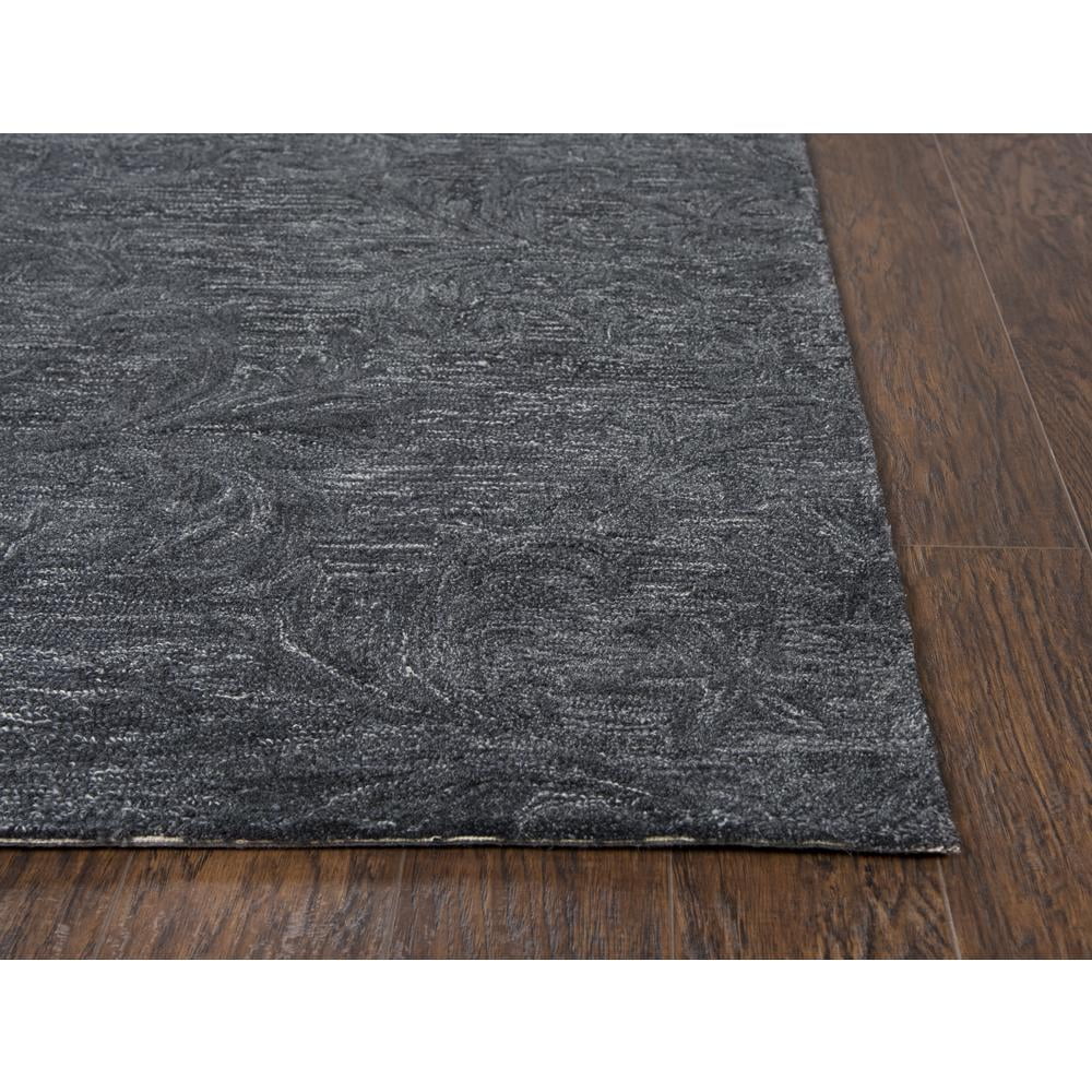 Emerson Hand-Tufted Rectangular Wool Rug 8' x 10' in Gray