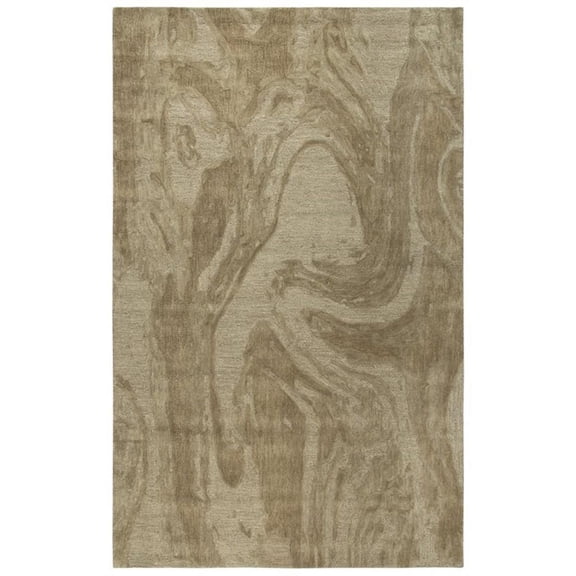 Alora Decor Emerson 5' x 8' Abstract Brown/Gray/Rust/Blue Hand-Tufted Area Rug