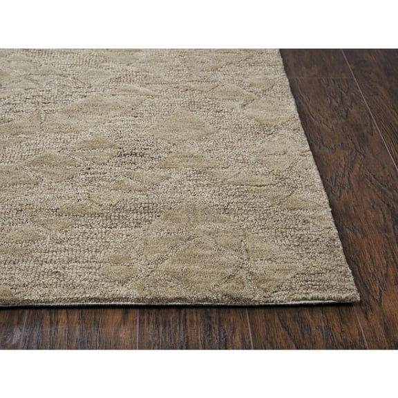 Alora Decor Emerson 5' x 8' Diamond Brown/Gray/Rust/Blue Hand-Tufted Area Rug